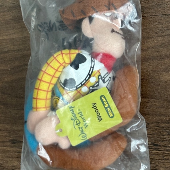 DISNEY Toy Story WOODY Mini Bean Bag Plush Kellogg’s Cereal Promo Toy 2001 - Picture 4 of 4